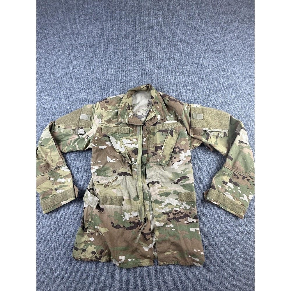 Aurora Industries Coat Mens Medium Multicam Camo Aircrew Combat Military Jacket